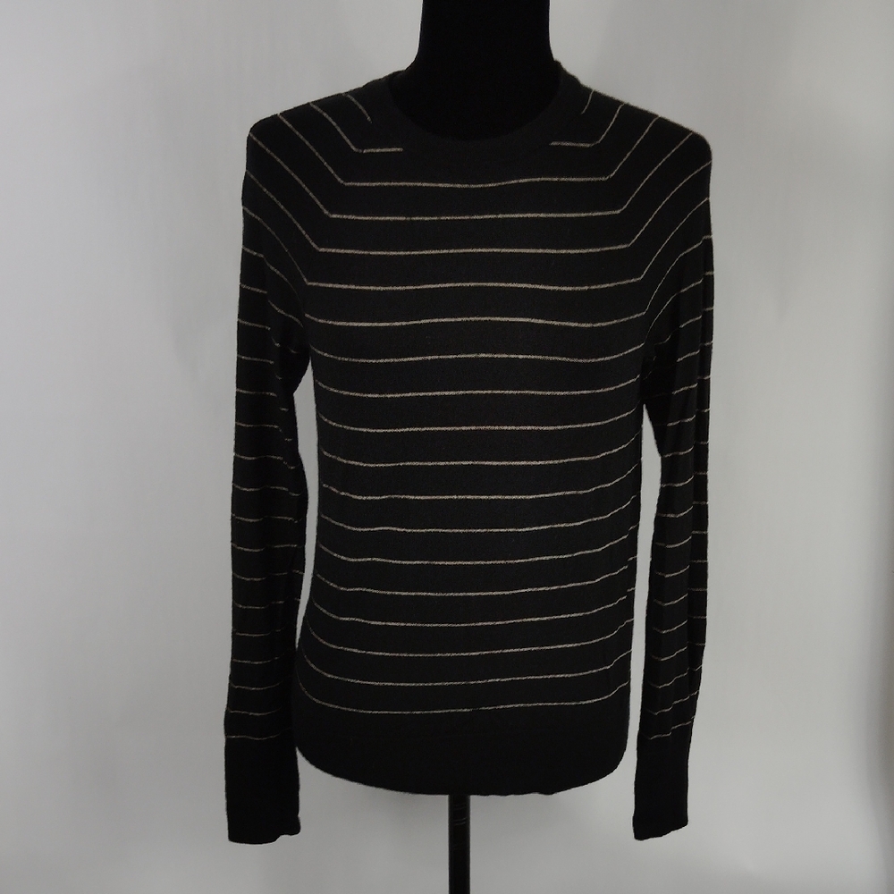 Equipment Metallic Striped Sweater